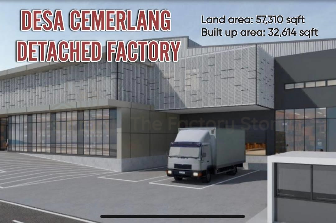 Desa Cemerlang Kawasan Perindustrian Desa Cemerlang Detached Factory for Sale